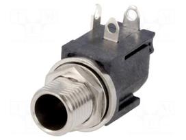 Socket | DC supply | male | with on/off switch | on PCBs | THT | 11A