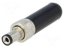 Plug | DC supply | female | 5,5/2,1mm | 5.5mm | 2.1mm | for cable | 5A