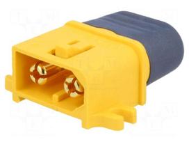 Plug | DC supply | XT60 | male | PIN: 2 | for cable,holders | soldered
