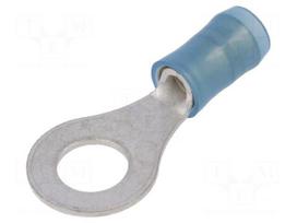 Ring terminal | M6 | Ø: 6.35mm | 1.25÷2mm2 | crimped | for cable | tinned