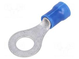 Ring terminal | M6 | Ø: 6.35mm | 1.04÷2.62mm2 | crimped | for cable
