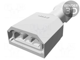 Terminal: flat | 6.3mm | 0.8mm | female | 1.31÷2.08mm2 | crimped | tinned