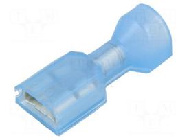 Terminal: flat | 6.3mm | 0.8mm | female | 1.31÷2.08mm2 | crimped | tinned