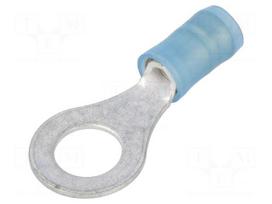 Ring terminal | M6 | Ø: 6.35mm | 1.25÷2mm2 | crimped | for cable | tinned