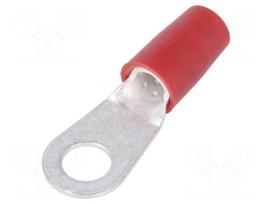 Ring terminal | M6 | Ø: 6.35mm | 6.64÷10.5mm2 | crimped | for cable