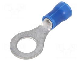 Ring terminal | M6 | Ø: 6.4mm | 1.25÷2mm2 | crimped | for cable | tinned