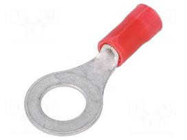 Ring terminal | M6 | Ø: 6.4mm | 0.3÷1.4mm2 | crimped | for cable | tinned