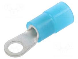 Ring terminal | M3,5 | Ø: 3.7mm | 1÷2.5mm2 | crimped | for cable | tinned