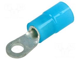 Ring terminal | M3 | Ø: 3.2mm | 1÷2.5mm2 | crimped | for cable | tinned