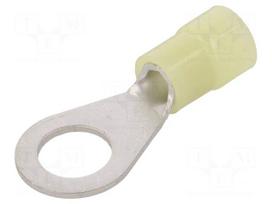 Ring terminal | M8 | Ø: 8.4mm | 2.5÷6mm2 | crimped | for cable | tinned