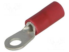 Ring terminal | M3 | Ø: 3.2mm | 0.5÷1.5mm2 | crimped | for cable | tinned