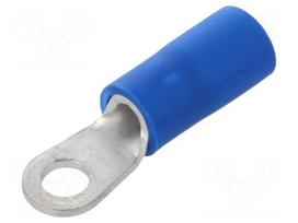 Ring terminal | M3 | Ø: 3.2mm | 1÷2.5mm2 | crimped | for cable | tinned