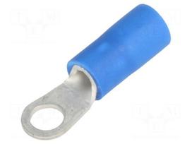 Ring terminal | M3,5 | Ø: 3.7mm | 1÷2.5mm2 | crimped | for cable | tinned