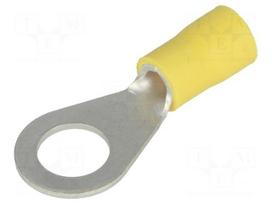 Ring terminal | M8 | Ø: 8.4mm | 2.5÷6mm2 | crimped | for cable | tinned