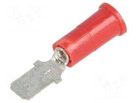 Terminal: flat | 4.8mm | 0.5mm | male | crimped | for cable | insulated