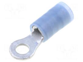 Ring terminal | M3 | 1÷2.5mm2 | insulated | tinned | copper | -55÷105°C