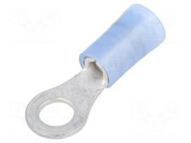 Ring terminal | M4 | 1÷2.5mm2 | insulated | tinned | copper | -55÷105°C