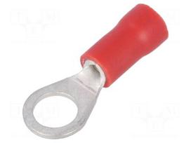 Ring terminal | M5 | Ø: 5.3mm | 0.5÷1mm2 | crimped | for cable | tinned