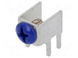 Terminal: screw terminal | THT,screw terminal | blue | 7.5x5mm