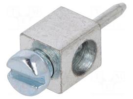 Terminal: screw terminal | THT,screw terminal | silver | straight