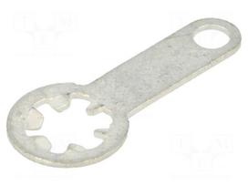 Solder lug terminal | 0.45mm | M3,5 | Ø: 3.6mm | soldering | screw