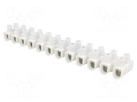 Terminal block | screw terminal | 4÷16mm2 | 450V | ways: 12 | max.80°C