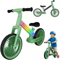 Baby Mix Balansinis dviratis Trike Fix Glow LED rėmas, žalias