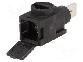 Terminal block | ways: 1 | 0.14÷2.5mm2 | Colour: black | 26AWG÷12AWG