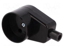 Connector: AC supply | female | socket | 2P | 250VAC | 16A | Type: round