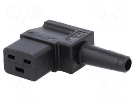 Connector: AC supply | plug | female | 16A | 250VAC | IEC 60320 | C19 (J)