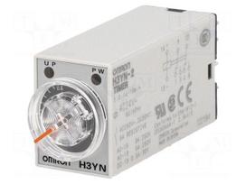 Timer | 0,1s÷10min | DPDT | 250VAC/5A | 24VAC | socket | -10÷50°C | PIN: 8