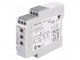 Timer | 0,1s÷100h | SPDT | 24VDC/5A,250VAC/8A | 24÷240VAC | 24VDC | DIN