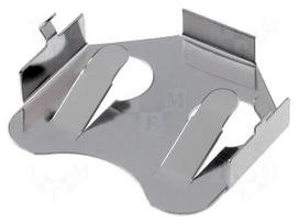 Clip | Mounting: PCB | Size: CR2430,DL2430 | Ø: 24mm | 3.7mm