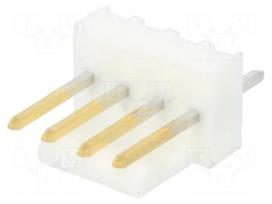 Socket | wire-board | male | KK 254 | 2.54mm | PIN: 4 | THT | 4A | Layout: 1x4