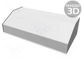 Enclosure: desktop | 519 | X: 348mm | Y: 175mm | Z: 96mm | aluminium