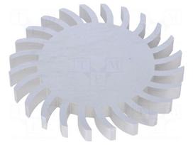 Heatsink | LED | Ø: 105mm | H: 10mm | 2K/W