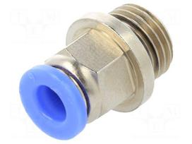 Push-in fitting | straight | G 1/4" | -0.95÷15bar | 6mm