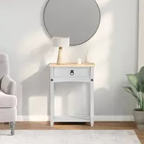 Konsolės stalas Balta 55 x 35 x 73 cm Kietos pušies mediena