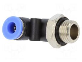 Push-in fitting | angled | G 1/4" | -0.95÷15bar | Mat: PBT | 6mm