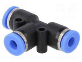 Push-in fitting | T-tap splitter | -0.95÷15bar | Mat: PBT | 4mm