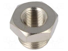 Nipple | reductive | Input thread: G 1/4" | Output thread: G 1/8"