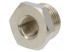 Nipple | reductive | Input thread: G 3/8" | Output thread: G 1/8"