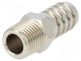 Metal connector | threaded | G 1/4" | Mat: nickel plated brass
