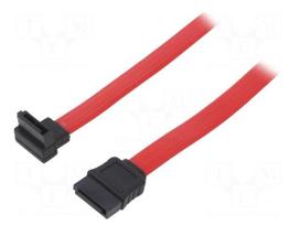 Cable: SATA | SATA L-Type plug,SATA L-Type angled plug | 0.5m