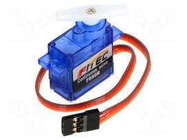 Motor: servo | 6VDC | micro | 9g | max.150mNm | 130rpm