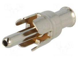 Socket | RCA | female | straight | crimped | brass | for cable