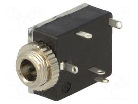 Socket | Jack 3,5mm | female | stereo | with double switch | ways: 3