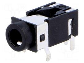 Socket | Jack 3,5mm | female | ways: 4 | THT | W: 7.1mm | H: 6mm | D: 15.1mm