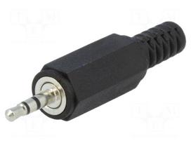Plug | Jack 2,5mm | male | stereo | with strain relief | ways: 3