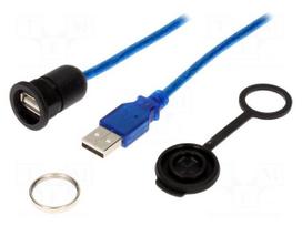 Adapter cable | USB A socket,USB A plug | 1310 | USB 2.0 | IP65 | 2m
